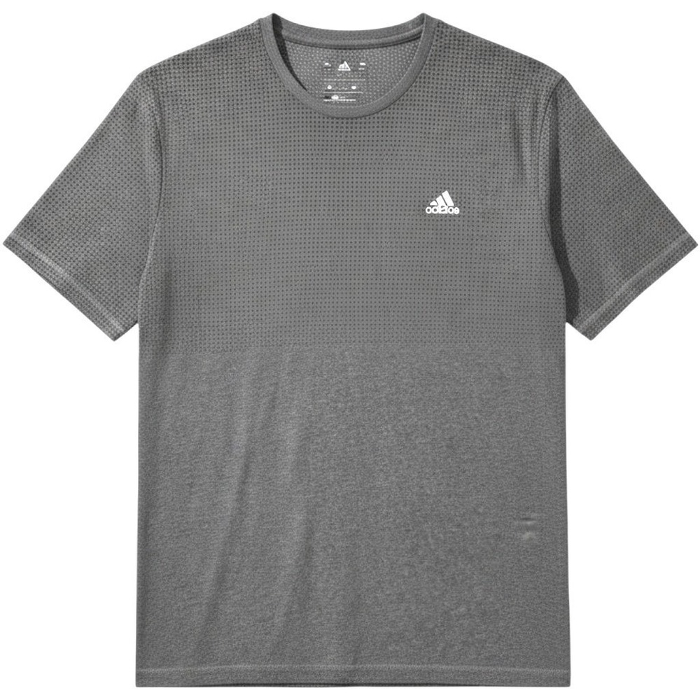 Adidas Aeroknit‎ Climacool Mens XXL Gray Short Sleeve Training Shirt Heathered